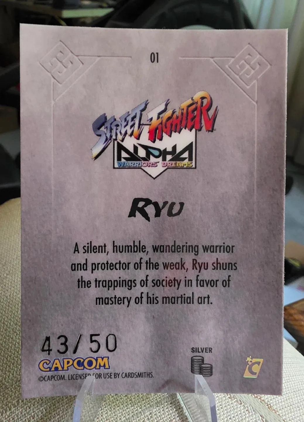 Street Fighter Alpha Warriors' Dreams Ryu Card 43/50 - photo 2