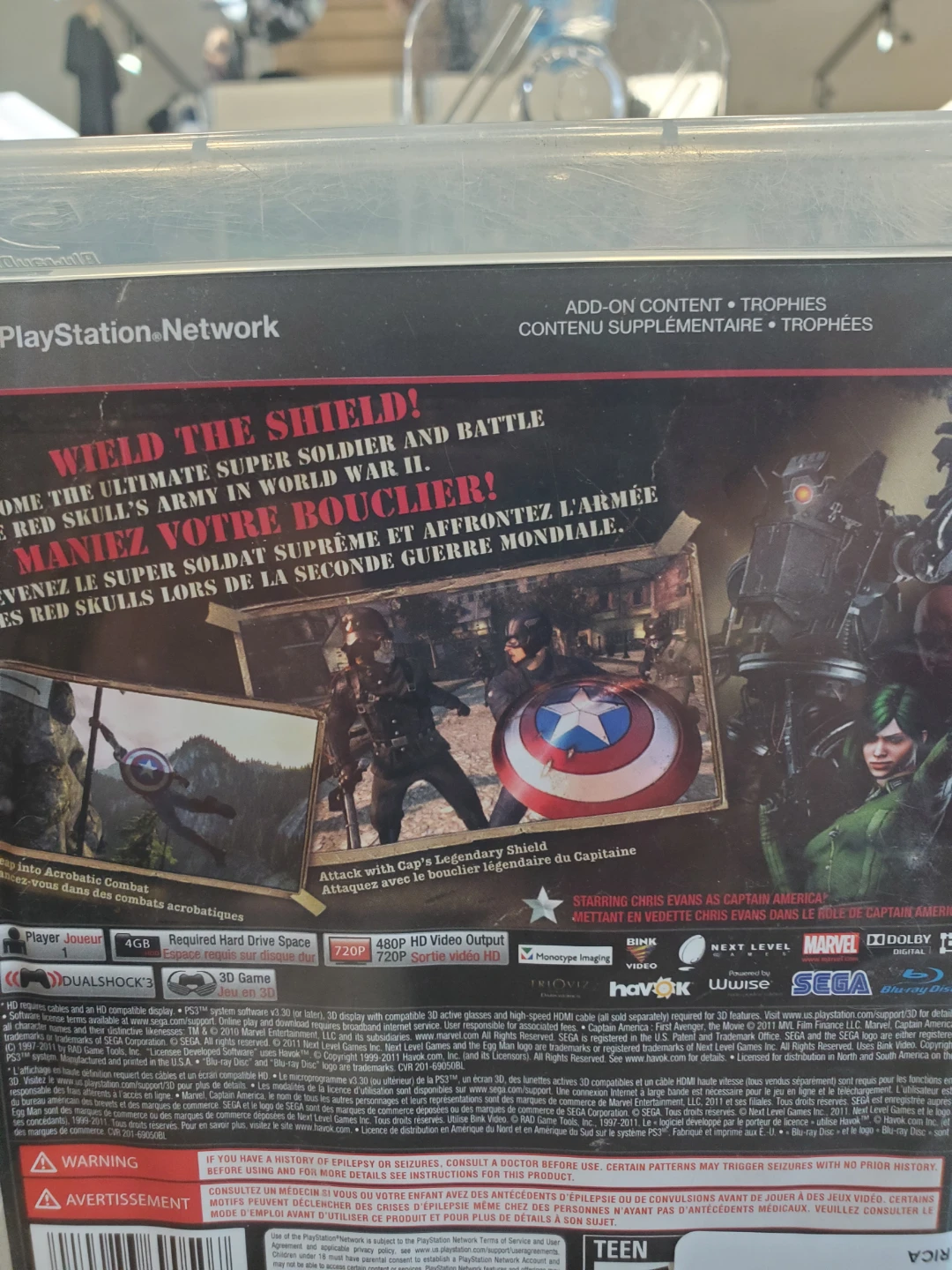 Captain America: Super Soldier PS3 Video Game - photo 2