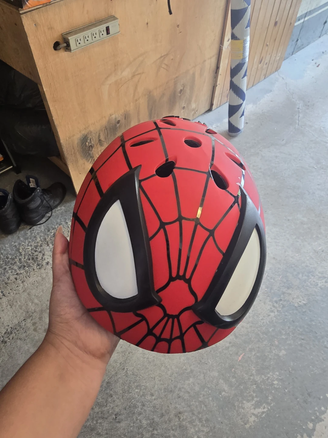 Kids Spider-Man Bike Helmet - photo 3
