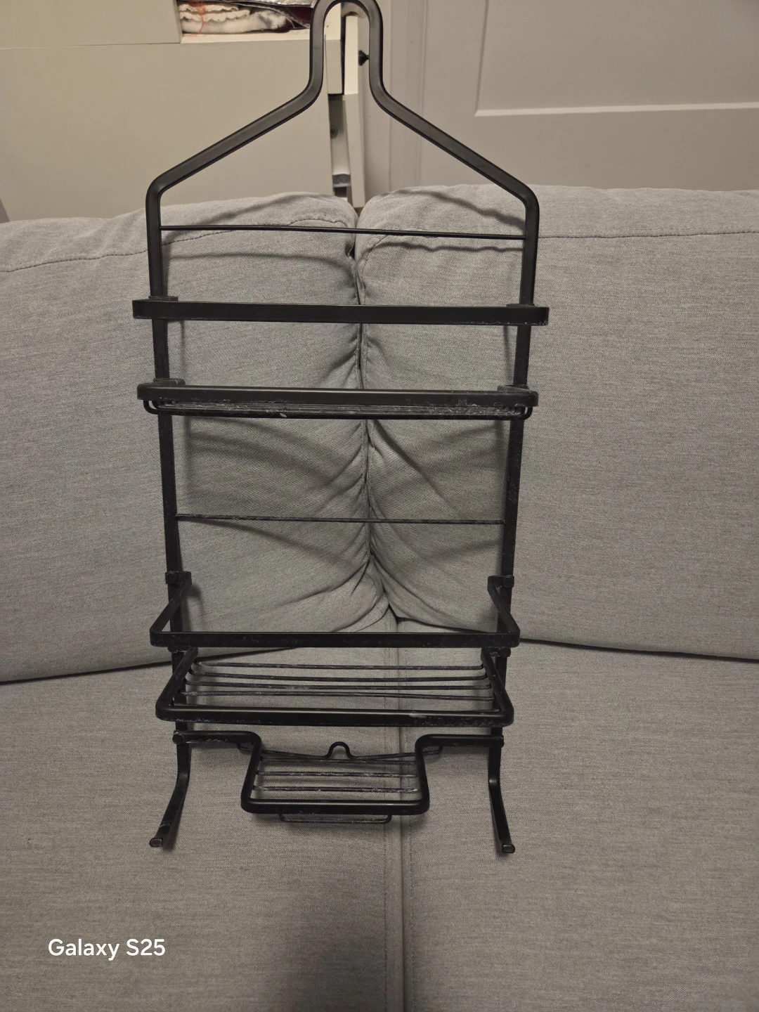 Black Metal Over-the-Shower Caddy - photo 2