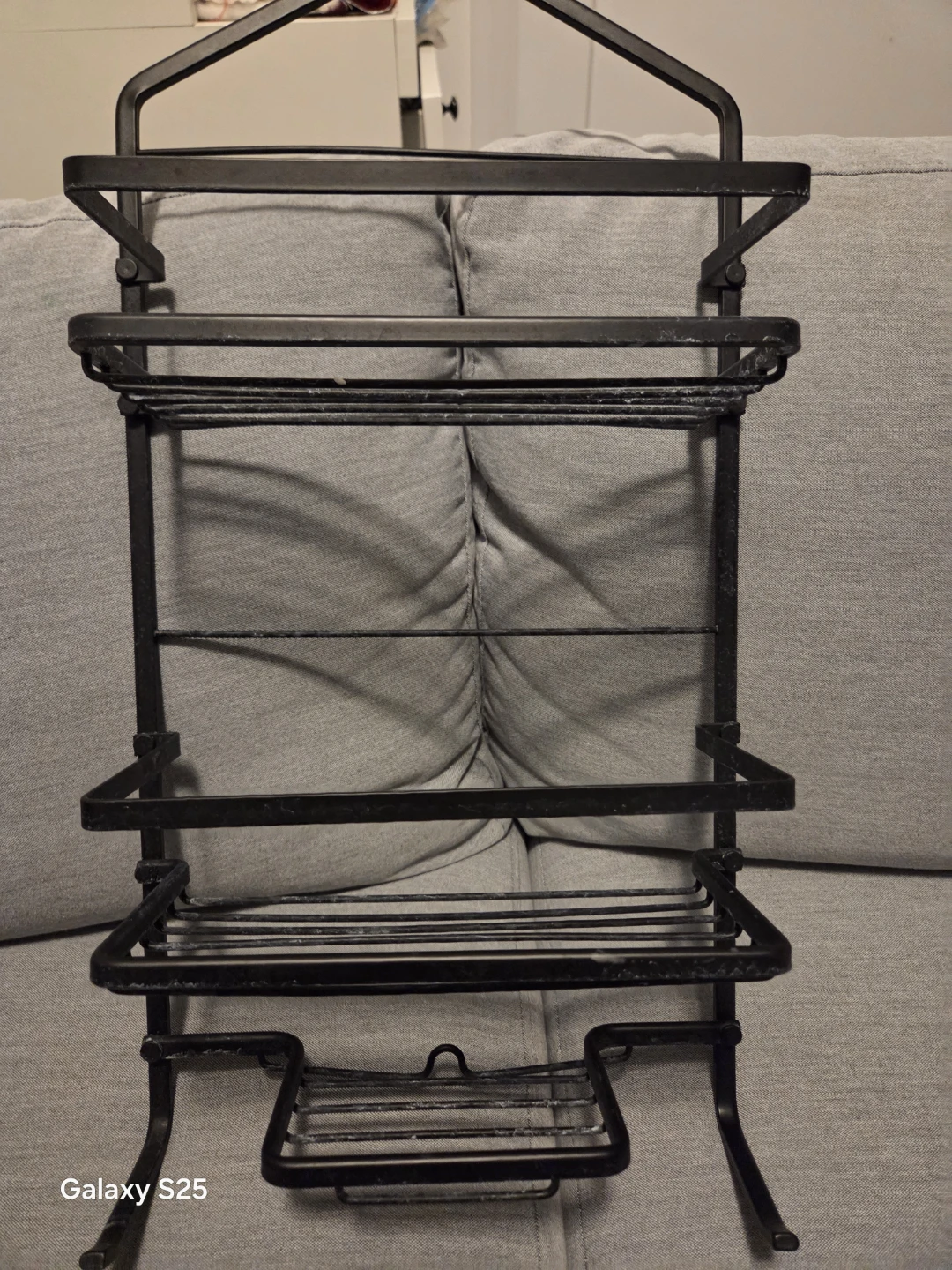 Black Metal Over-the-Shower Caddy - photo 5