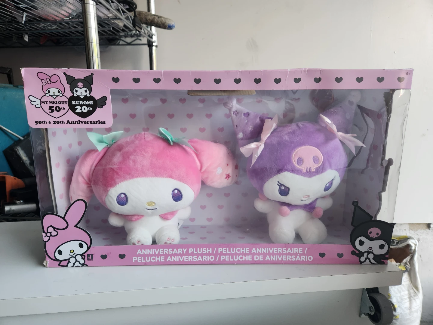 My Melody & Kuromi 50th & 20th Anniversary Plush Set