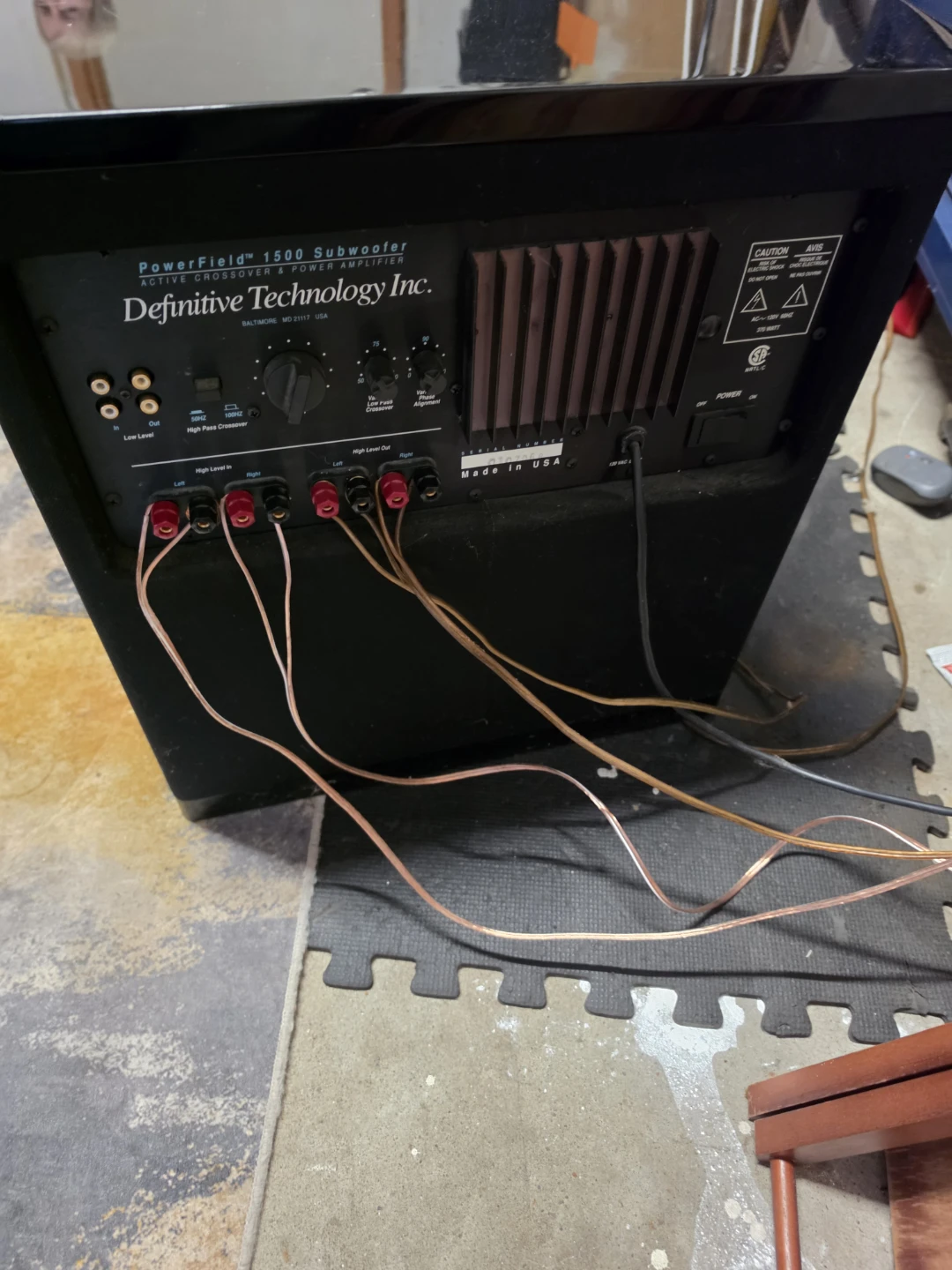Definitive Technology PowerField 1500 Sub - photo 2