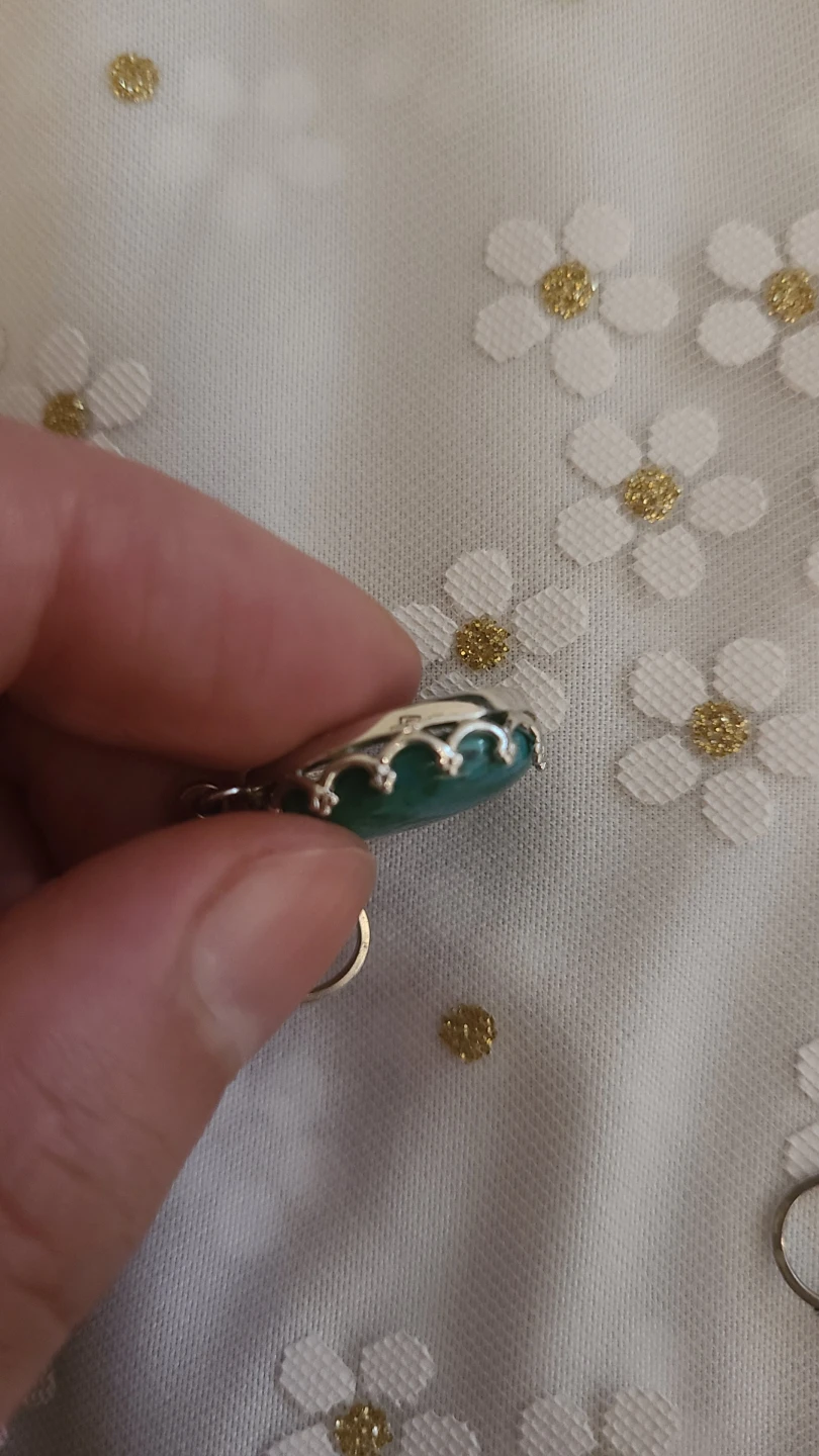 Sterling Silver Turquoise Teardrop Earrings - photo 3