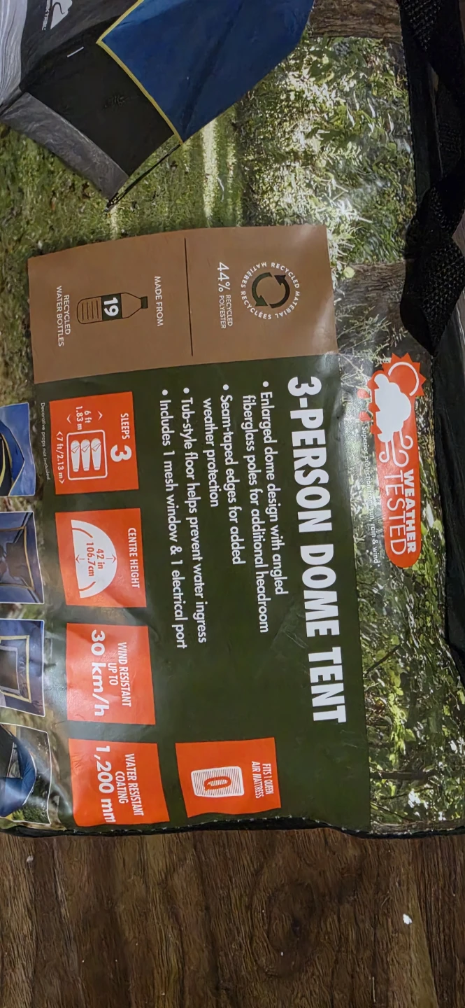 Ozark Trail 3-Person Dome Tent - photo 2