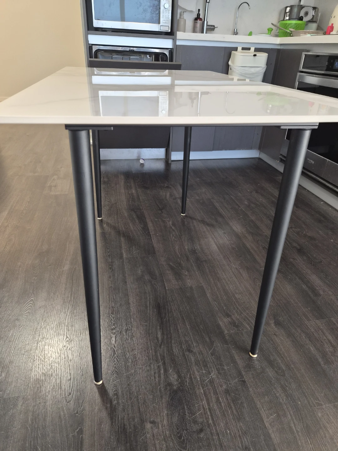 Modern Dining Table with Sinter Stone Top - photo 2