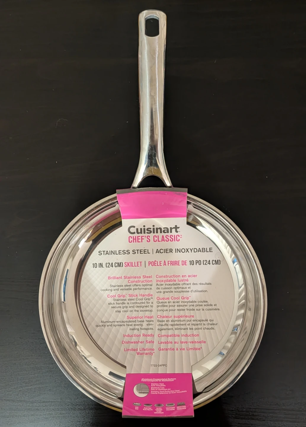 Cuisinart Chef's Classic 10 inch Stainless Steel Skillet - photo 2