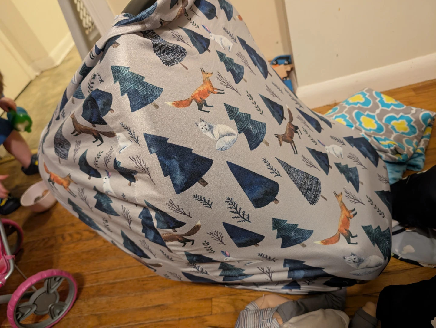 Baby Car Seat Cover Nursing Cover - photo 5