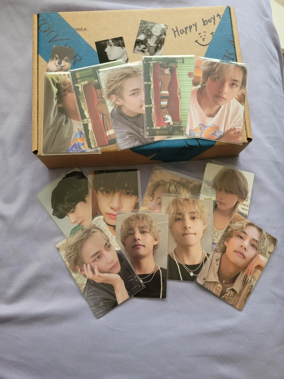 BTS V Photocards and album