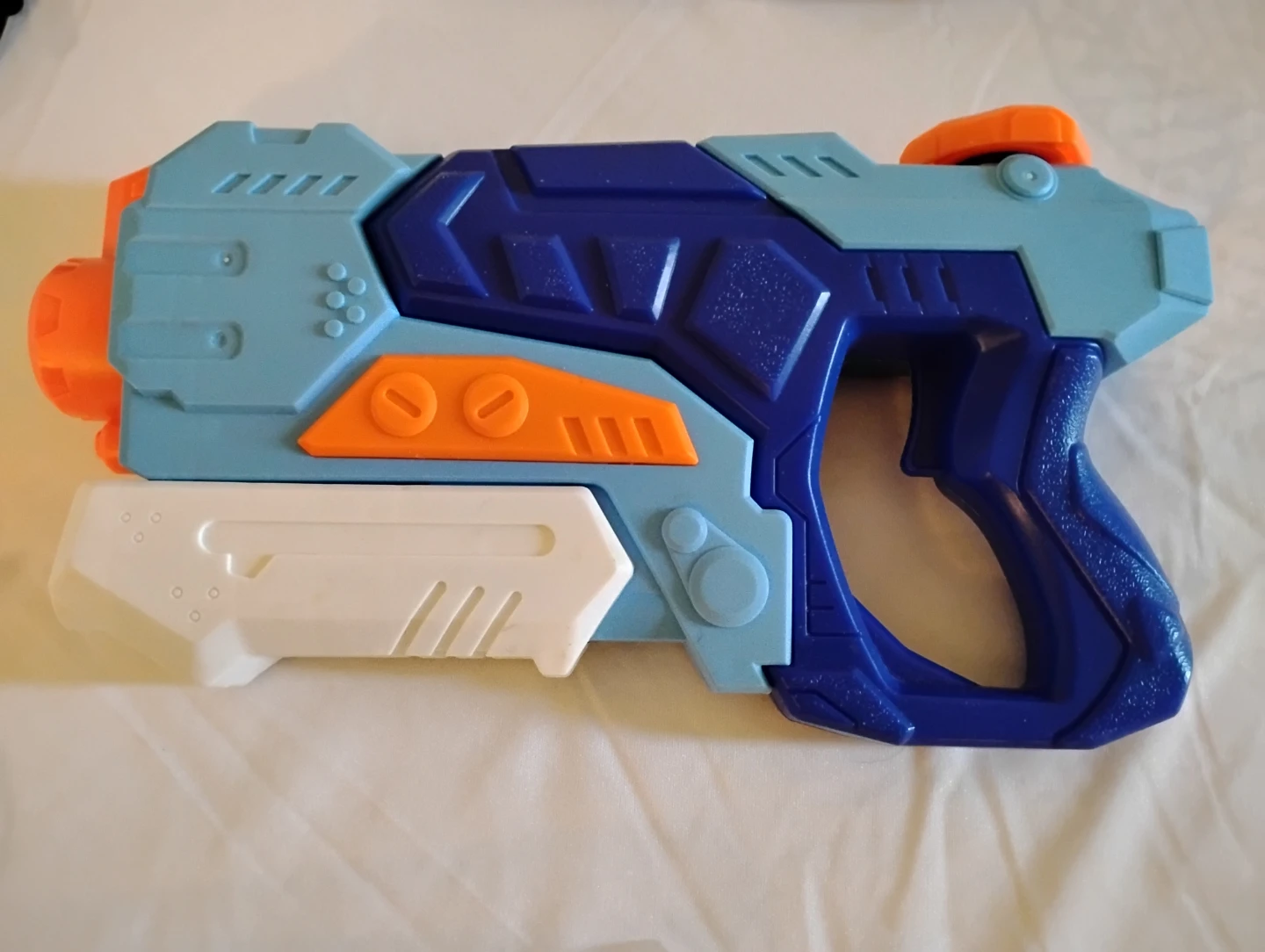 Blue and Orange Water Gun