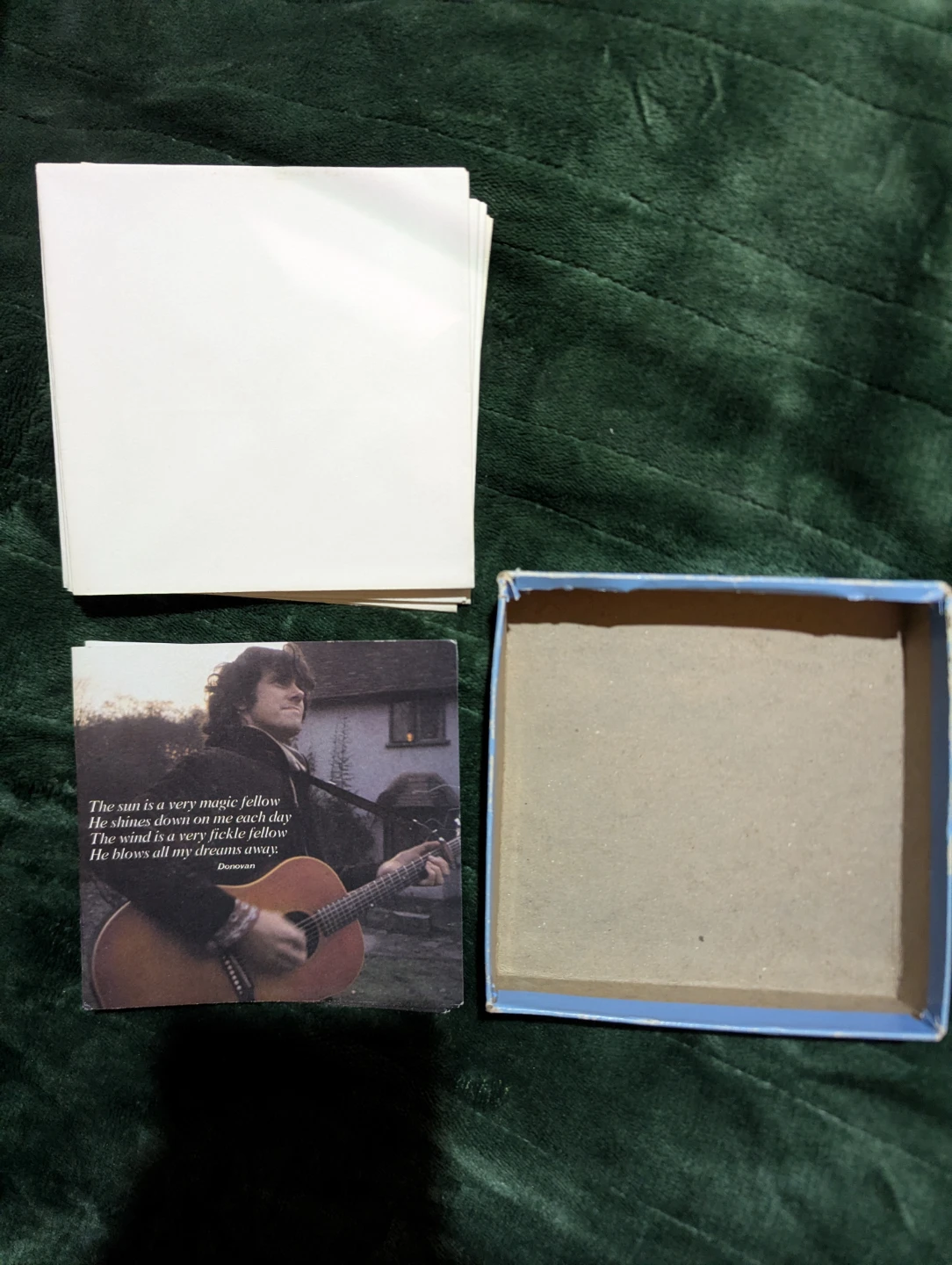 Donovan "The sun is a very magic fellow" Lyric Card - photo 2