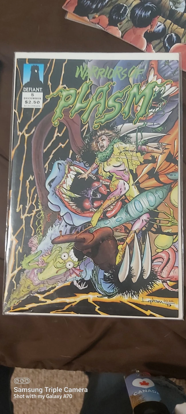 Defiant Warriors of Plasm Comic Book