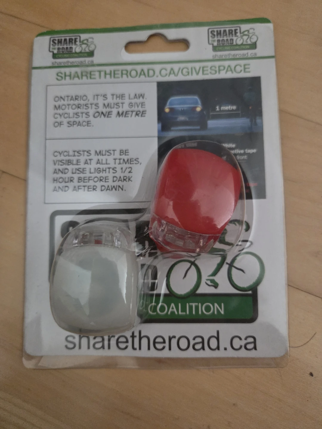 Share the Road Cycling Safety Lights