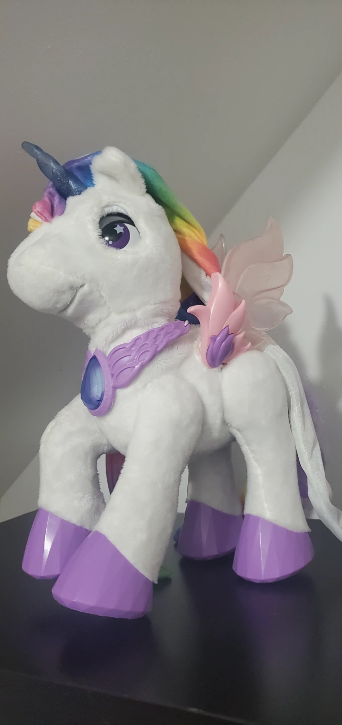 Interactive Light-Up Unicorn Plush Toy - photo 3