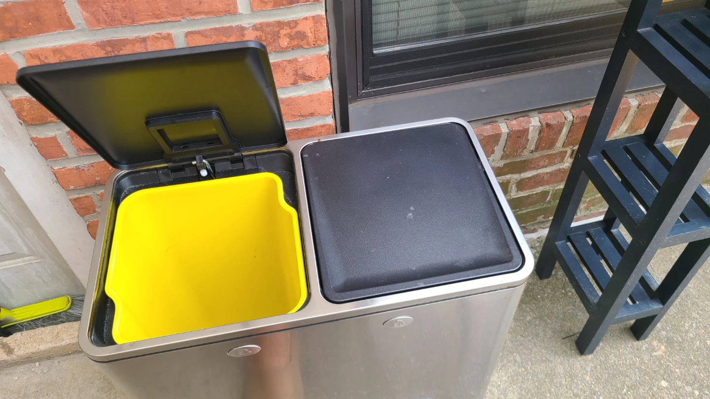 Simplehuman Dual Compartment Recycling Bin - photo 3