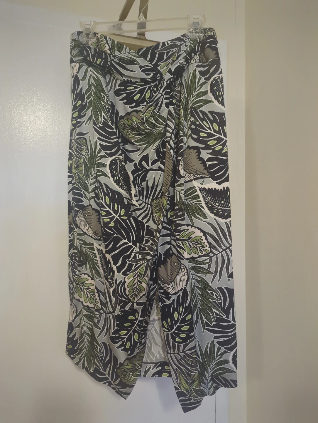 Leaf Print Maxi Skirt - photo 2