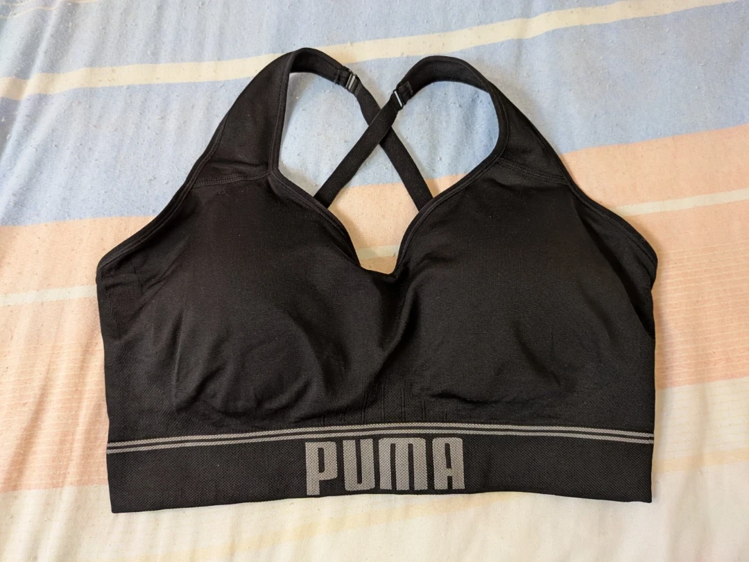 Puma Black Sports Bra
