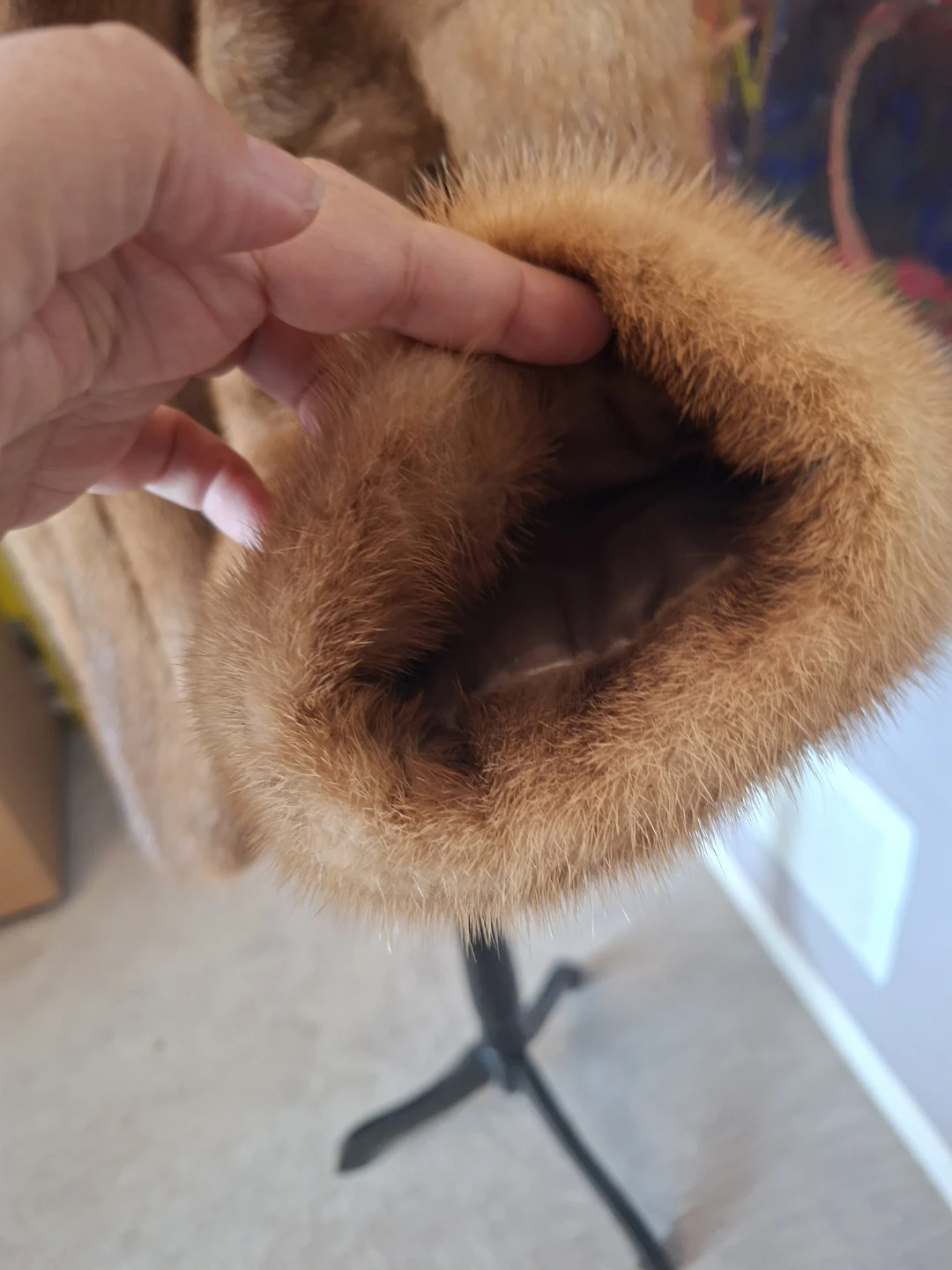 Vintage Norman Rogul Natural Mink Fur Jacket | Honey Brown | M/L - photo 5