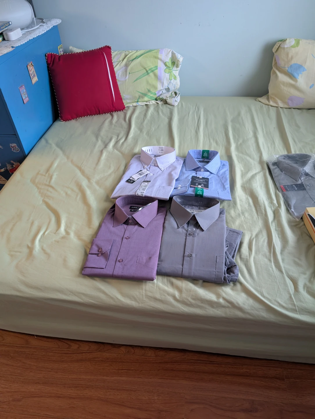 Four Men's Dress Shirts - Assorted Colours $45 all