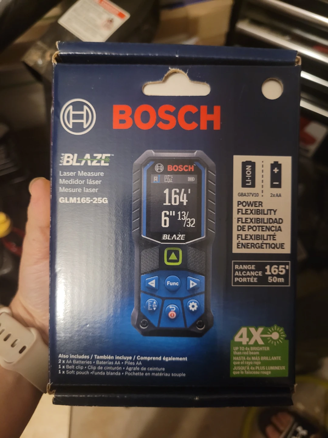 Bosch Blaze GLM165-25G Laser Measure