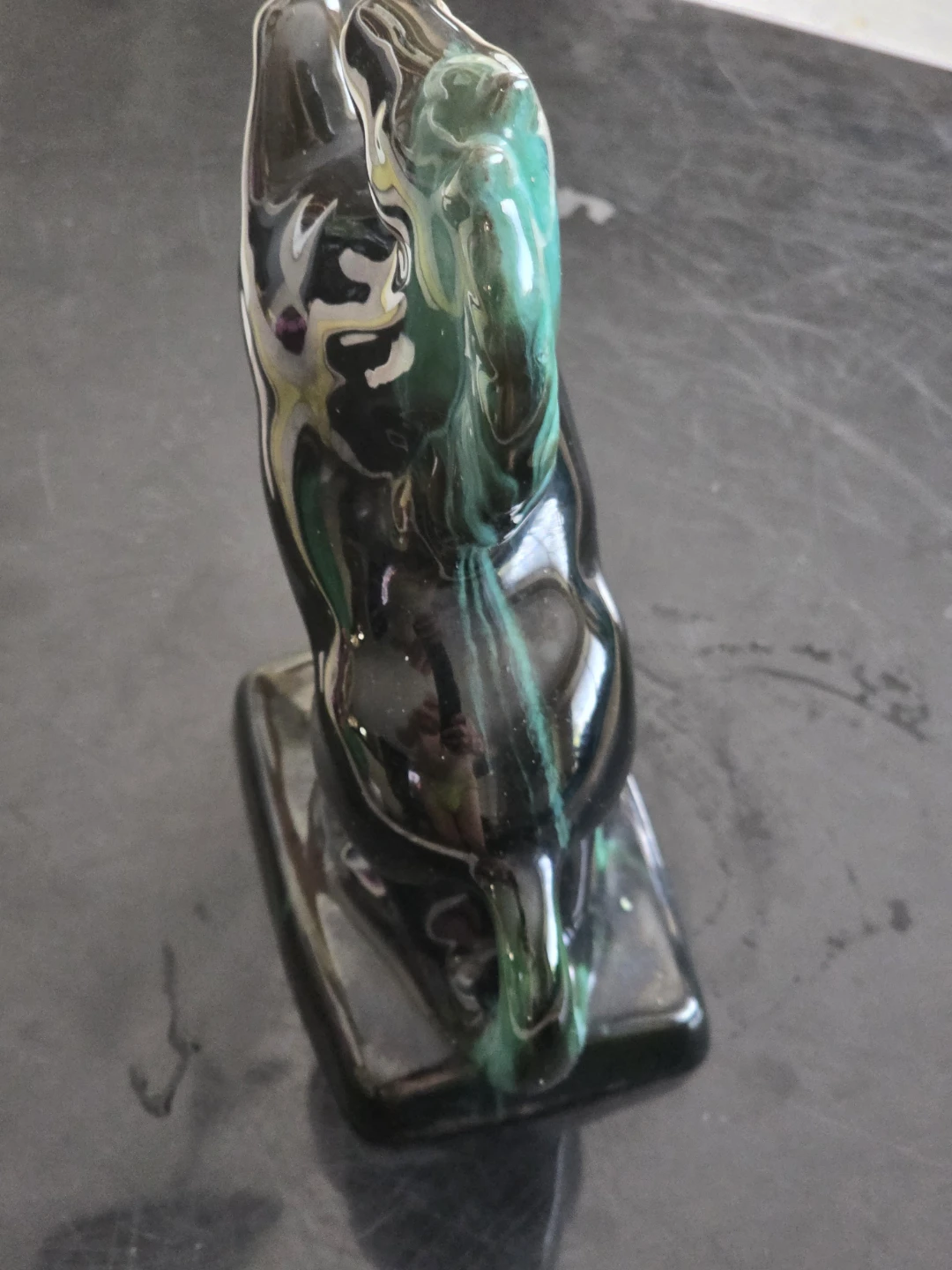 BLUE MOUNTAIN POTTERY Vintage Ceramic Horse Figurine - photo 3