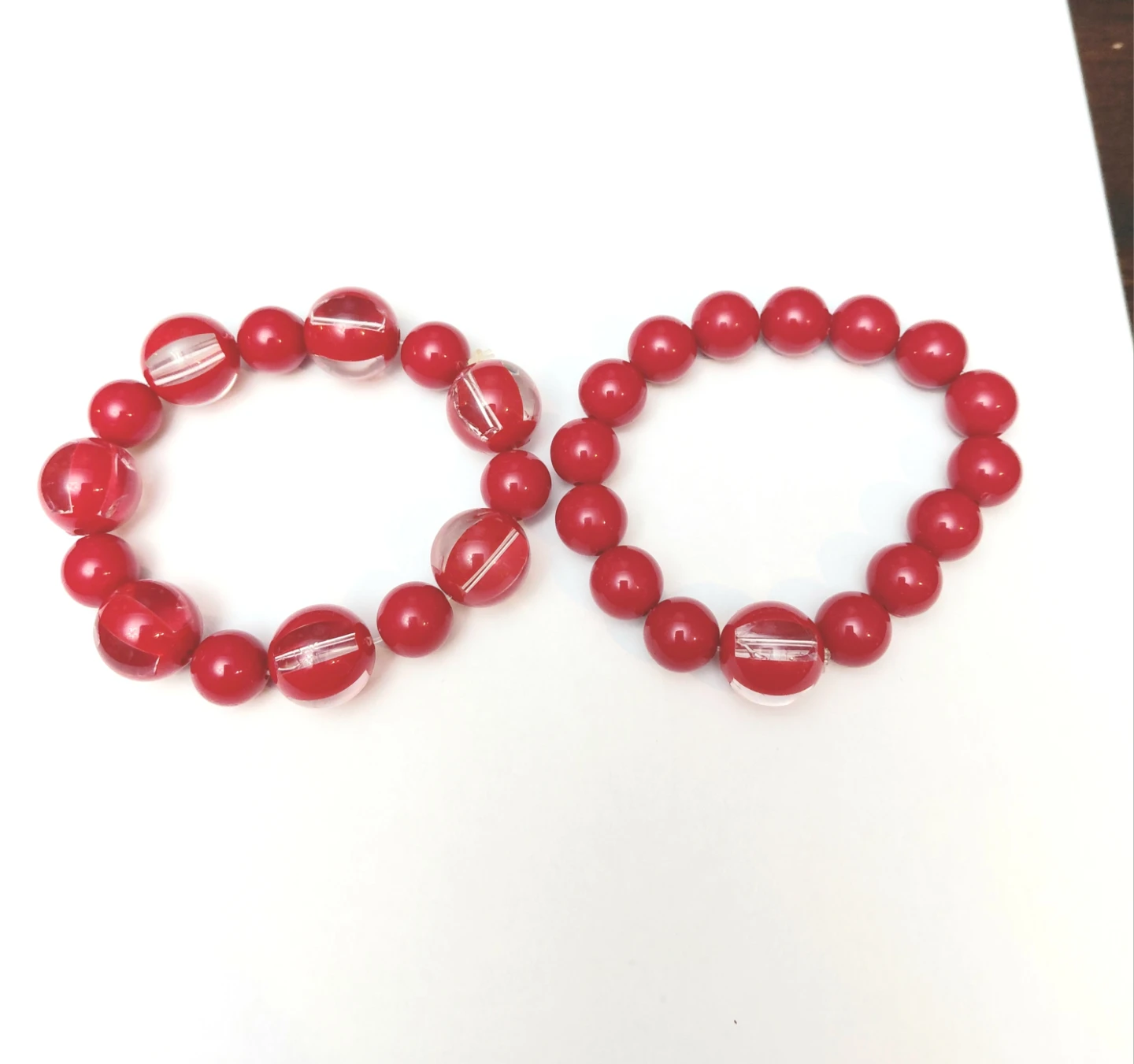 Red Beaded Bracelets