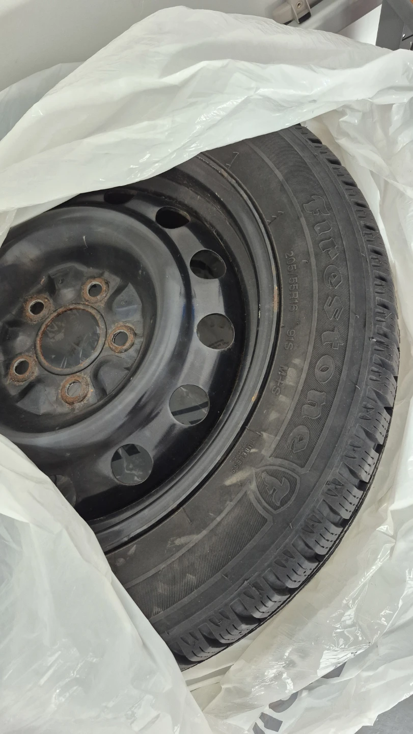 Firestone Winter Tires on Rims - 205/55R16