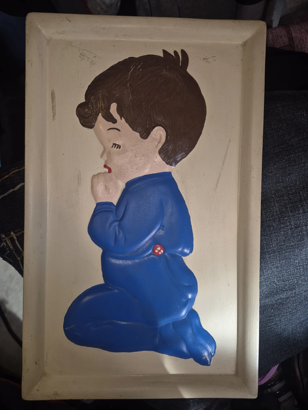 Vintage Praying Child Wall Decor - photo 2