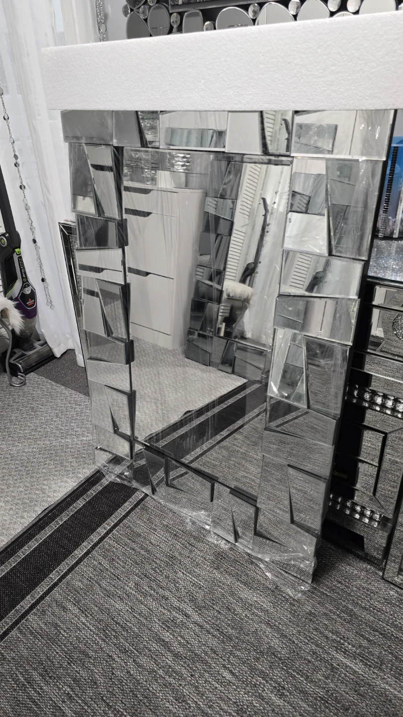 Modern Geometric Mirror - photo 2