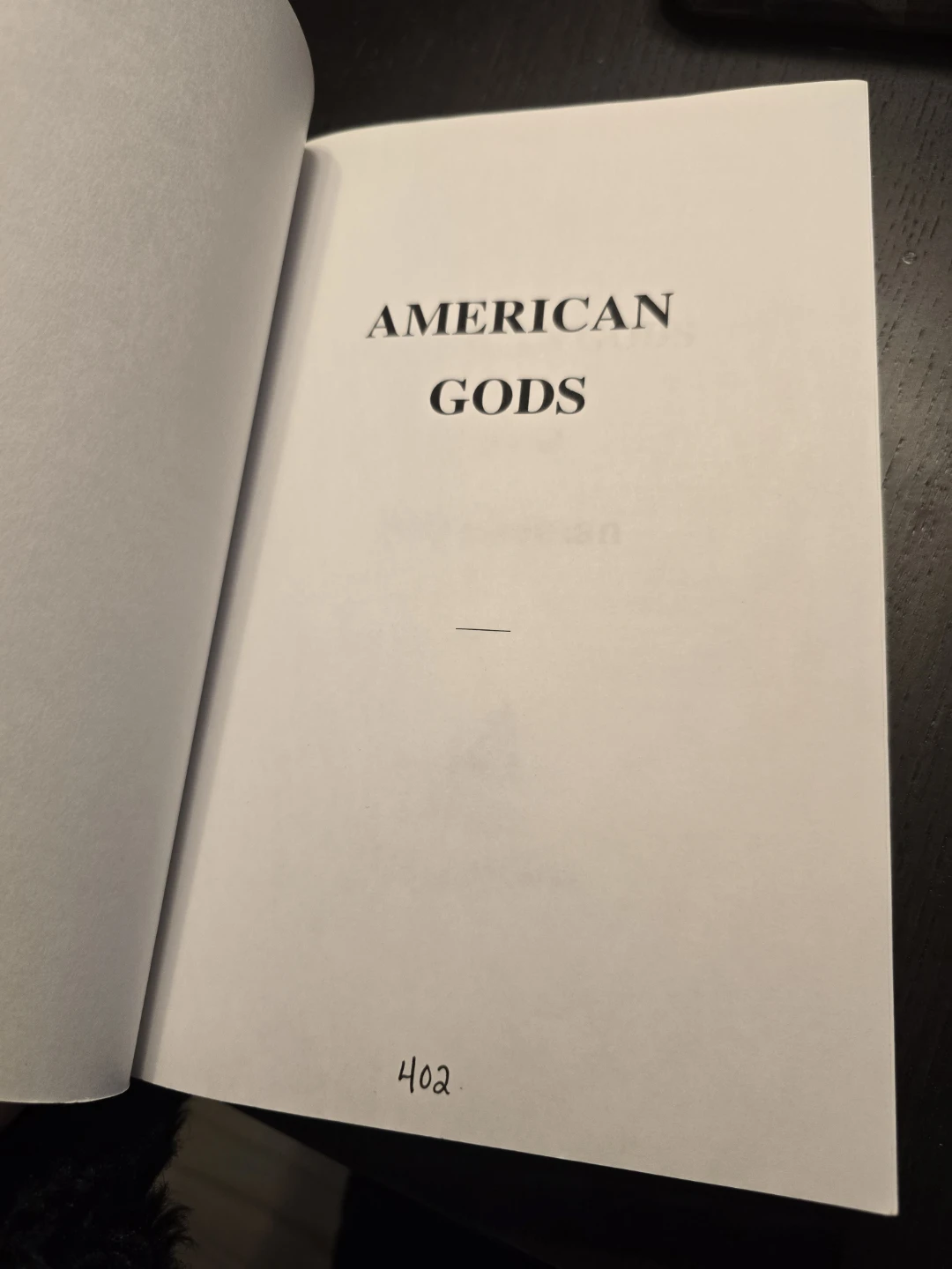 American Gods: The Reader's Copy by Neil Gaiman - photo 2