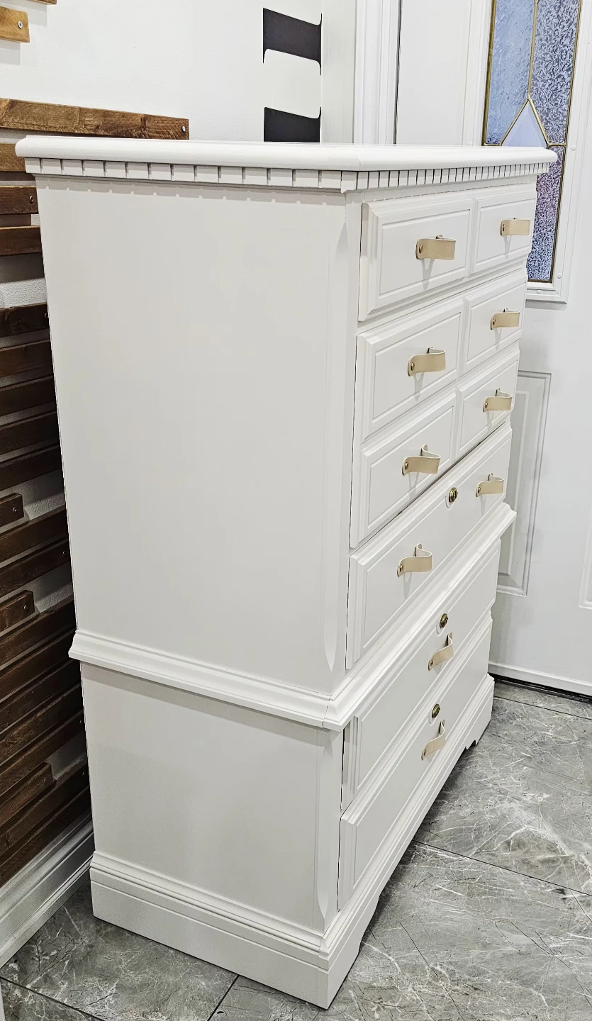 White Tall Dresser Drawers - photo 4