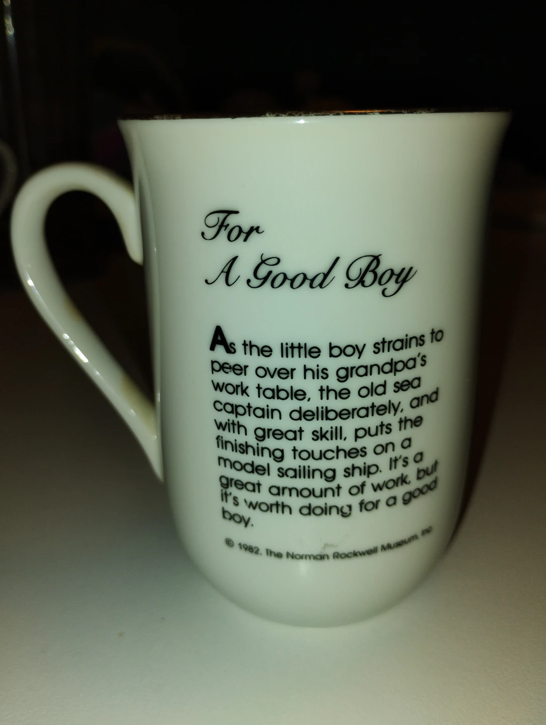 Norman Rockwell Museum "For A Good Boy" Mug - photo 2