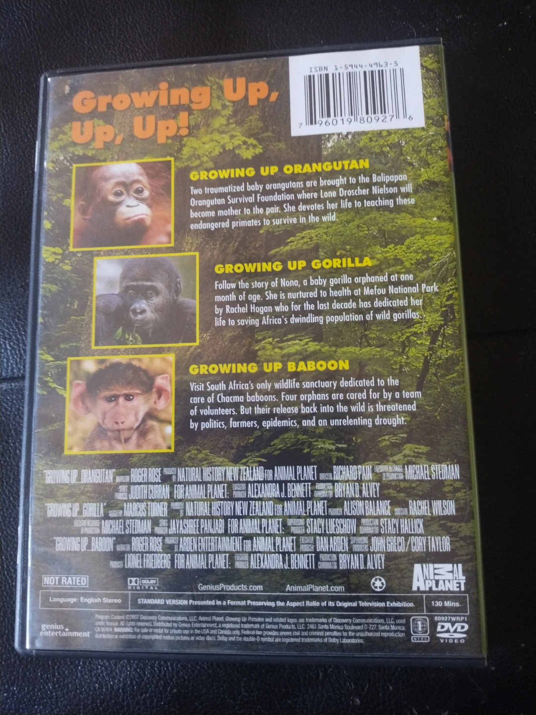 Growing Up Primates DVD Animal Planet - photo 2