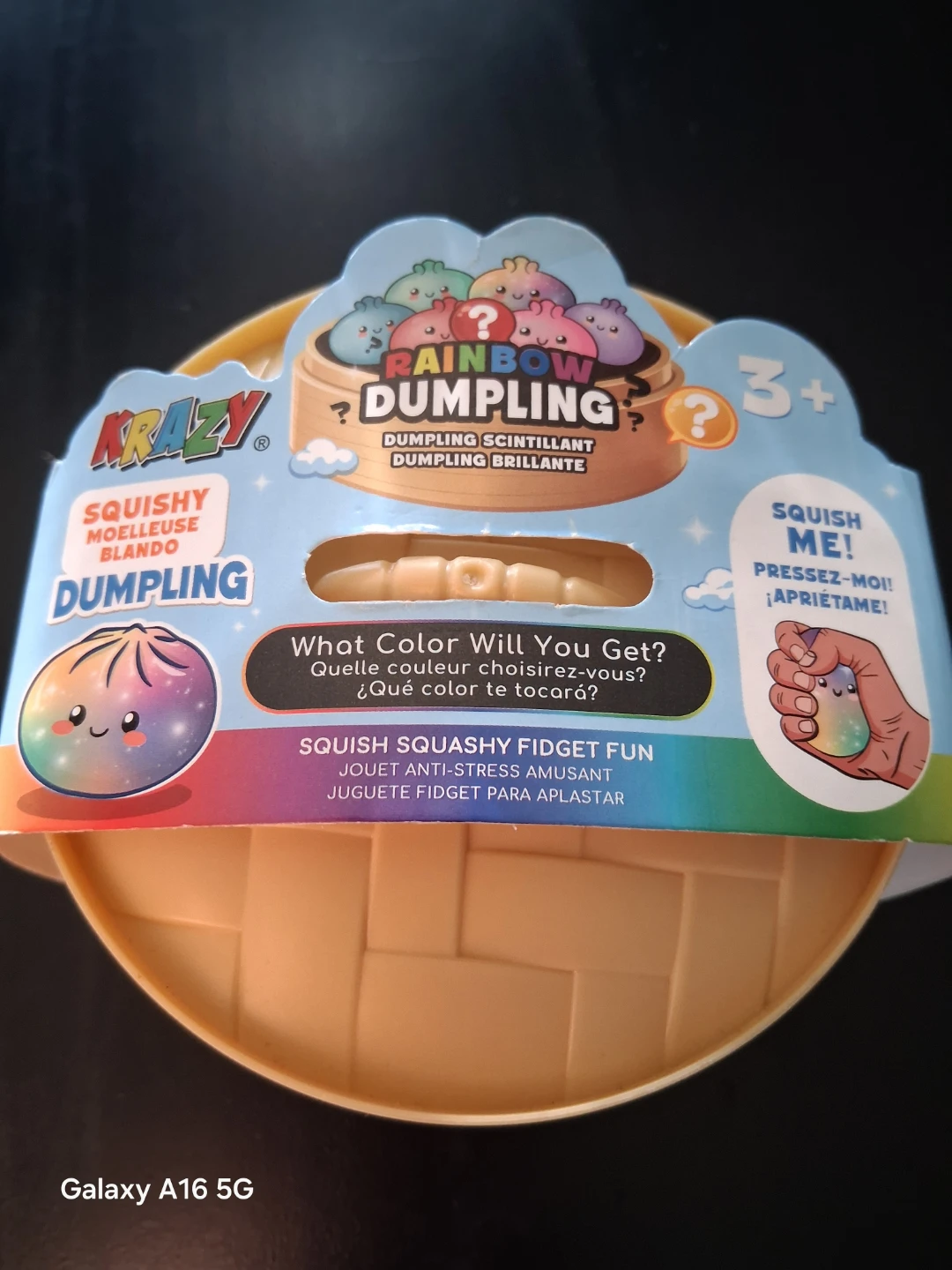 Krazy Rainbow Dumpling Squishy Fidget Fun Toy