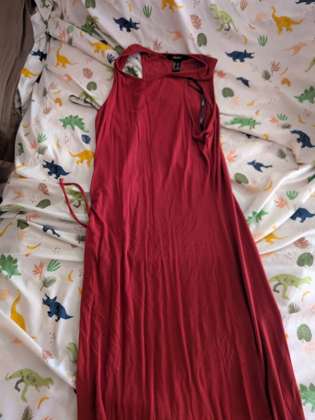 Forever 21 Red Maxi Dress Size L