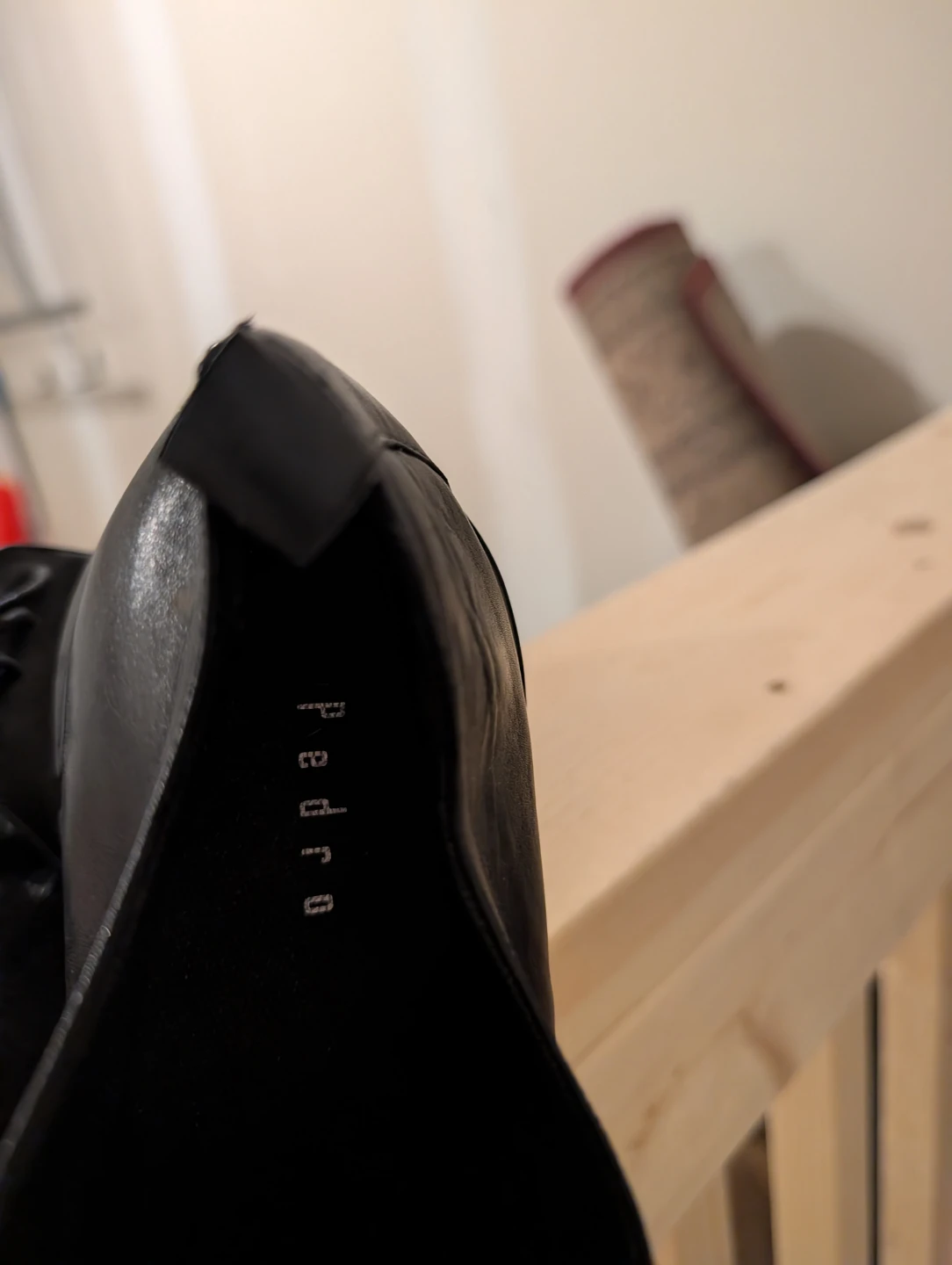 Pedro Black Leather Dress Shoes - photo 2