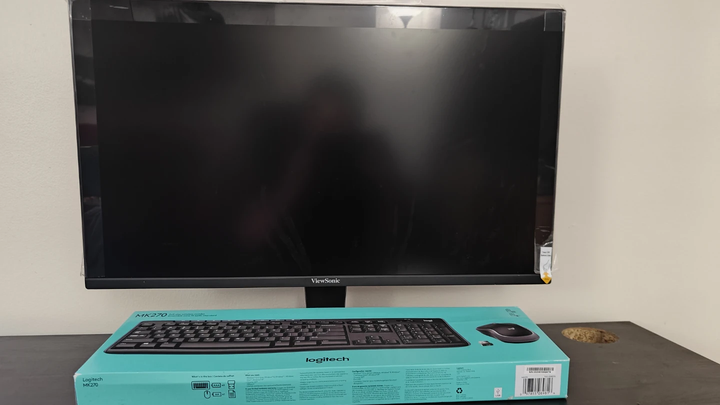 Viewsonic Monitor with wireless set of keyboard & mouse - photo 2