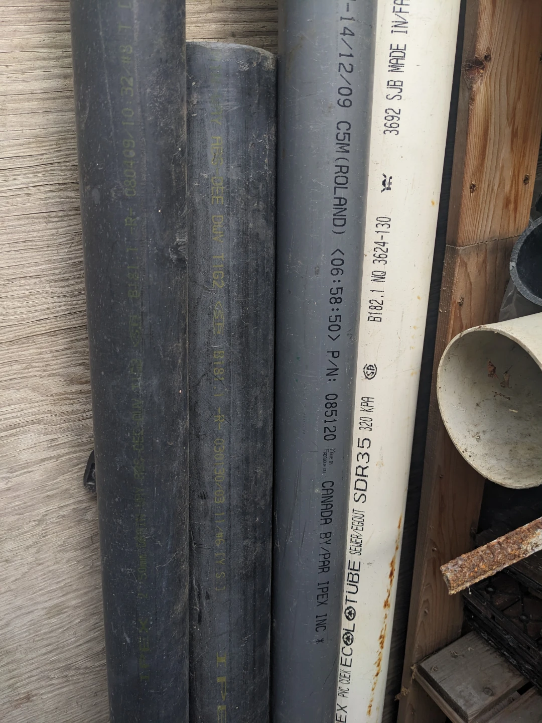 Assorted PVC Pipes