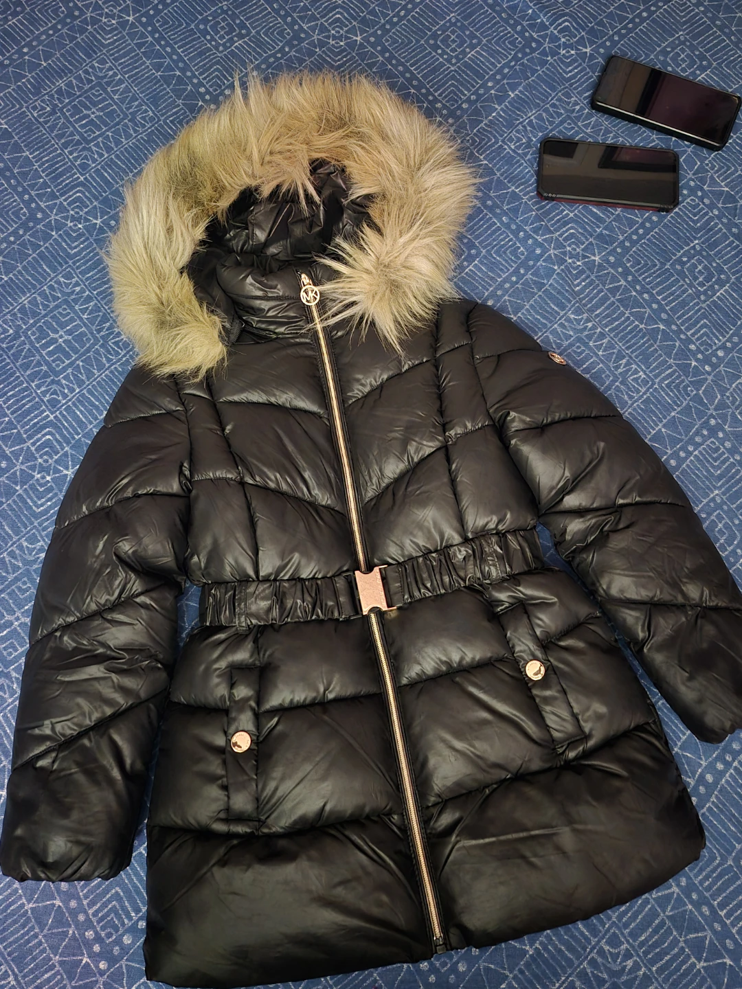 Michael Kors Puffer Jacket with Fur Hood - photo 2