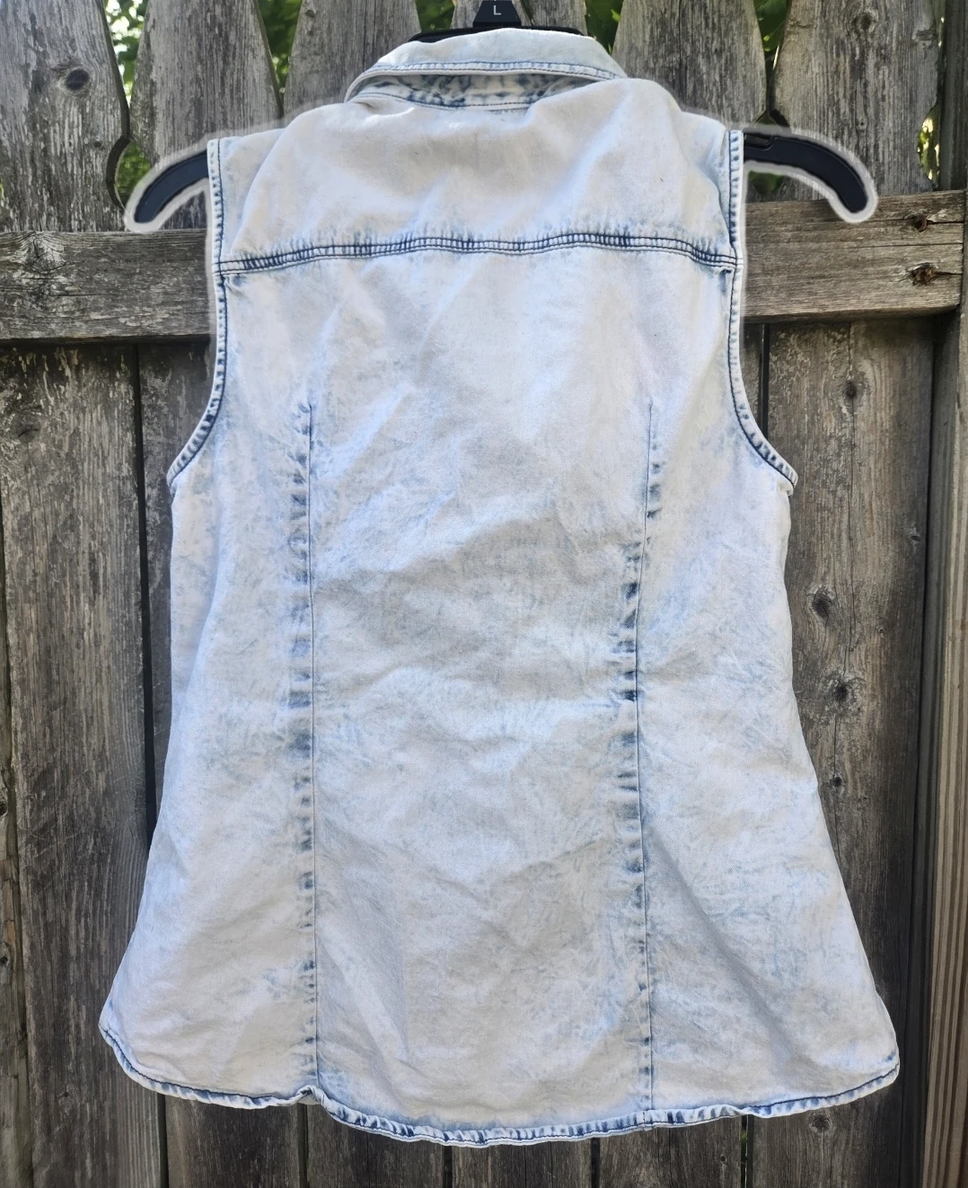 Forever 21 Acid Wash Denim top - Size S - photo 4