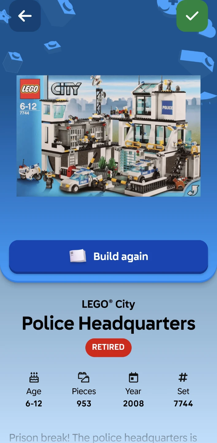LEGO City Police Headquarters (Set 7744)