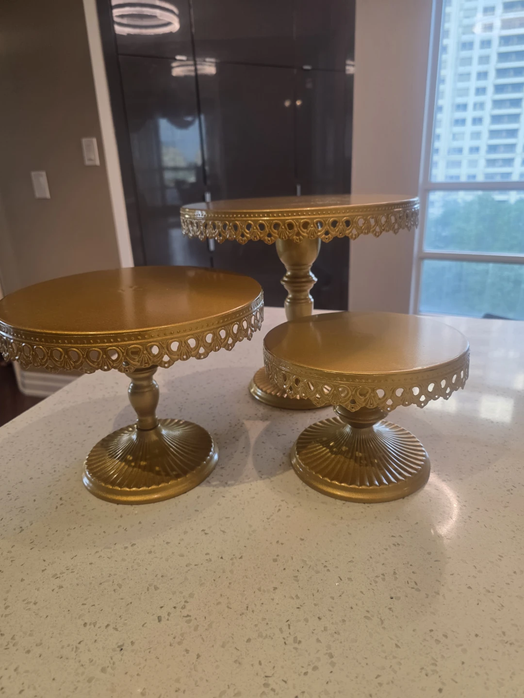 Gold Cake Stand Set (3 pcs)