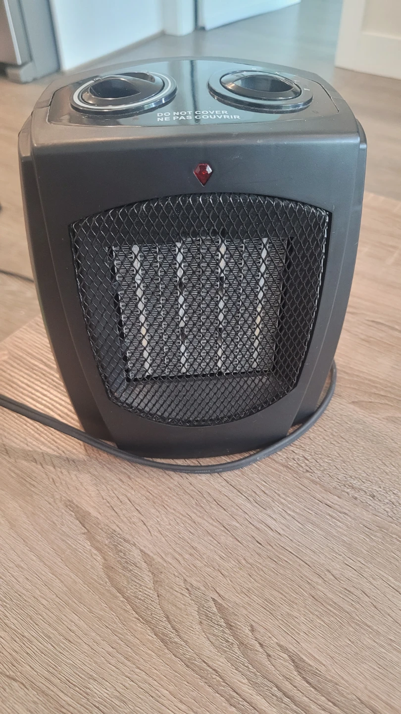 Black Portable Electric Heater