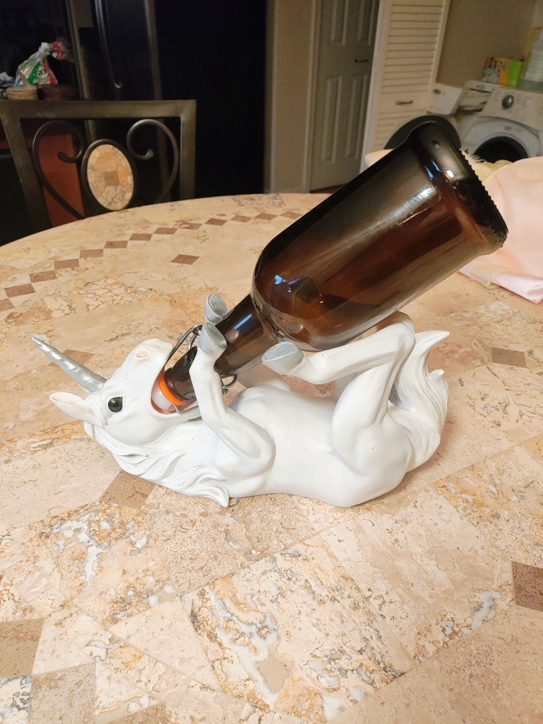 DWK 'Wine of Purity' White Unicorn Wine Bottle Holder (2018) - photo 4