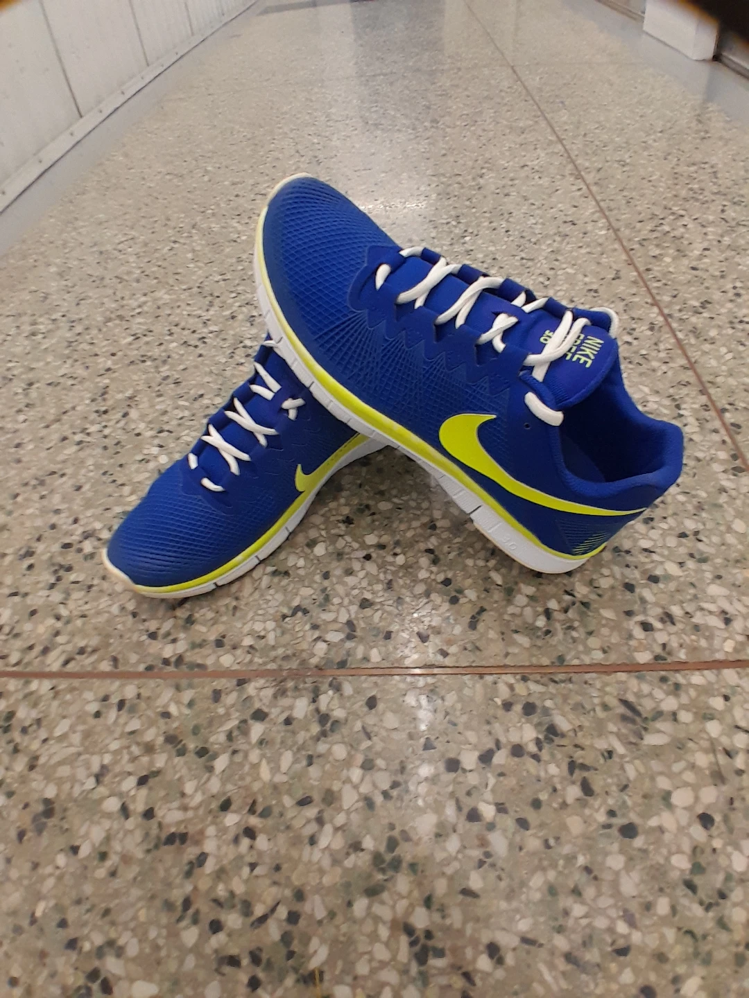 Nike Free 3.0 Running Shoes - Blue/Yellow Men's Size  13 - photo 4