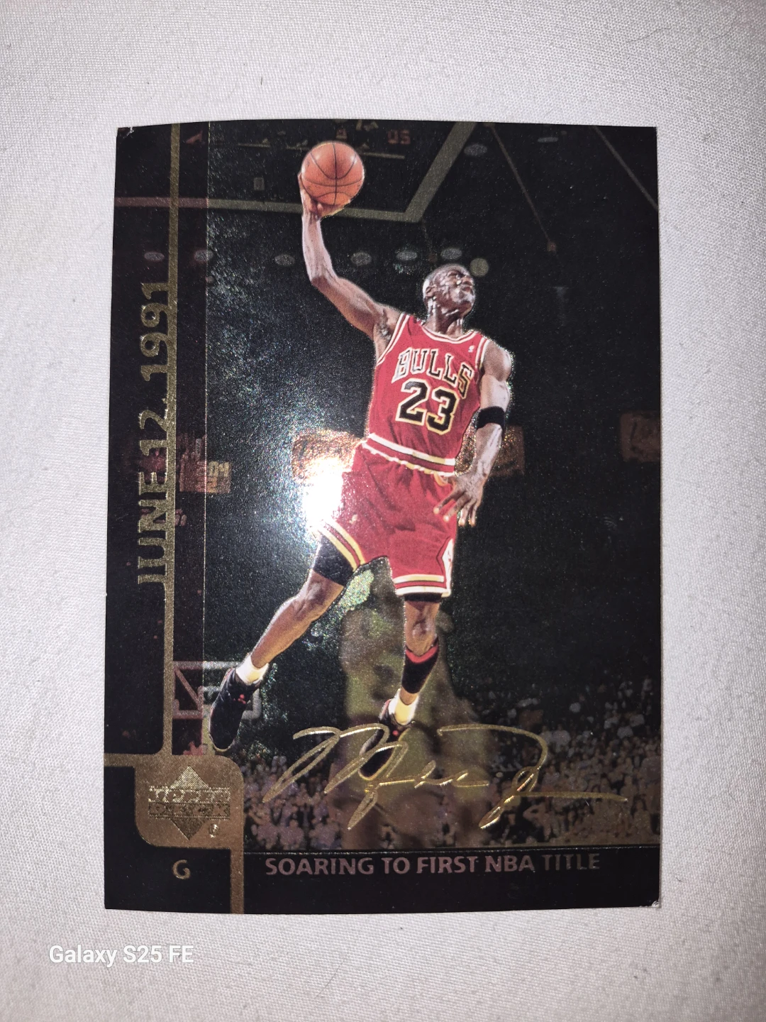1991 Michael Jordan Upper Deck NBA Finals Card