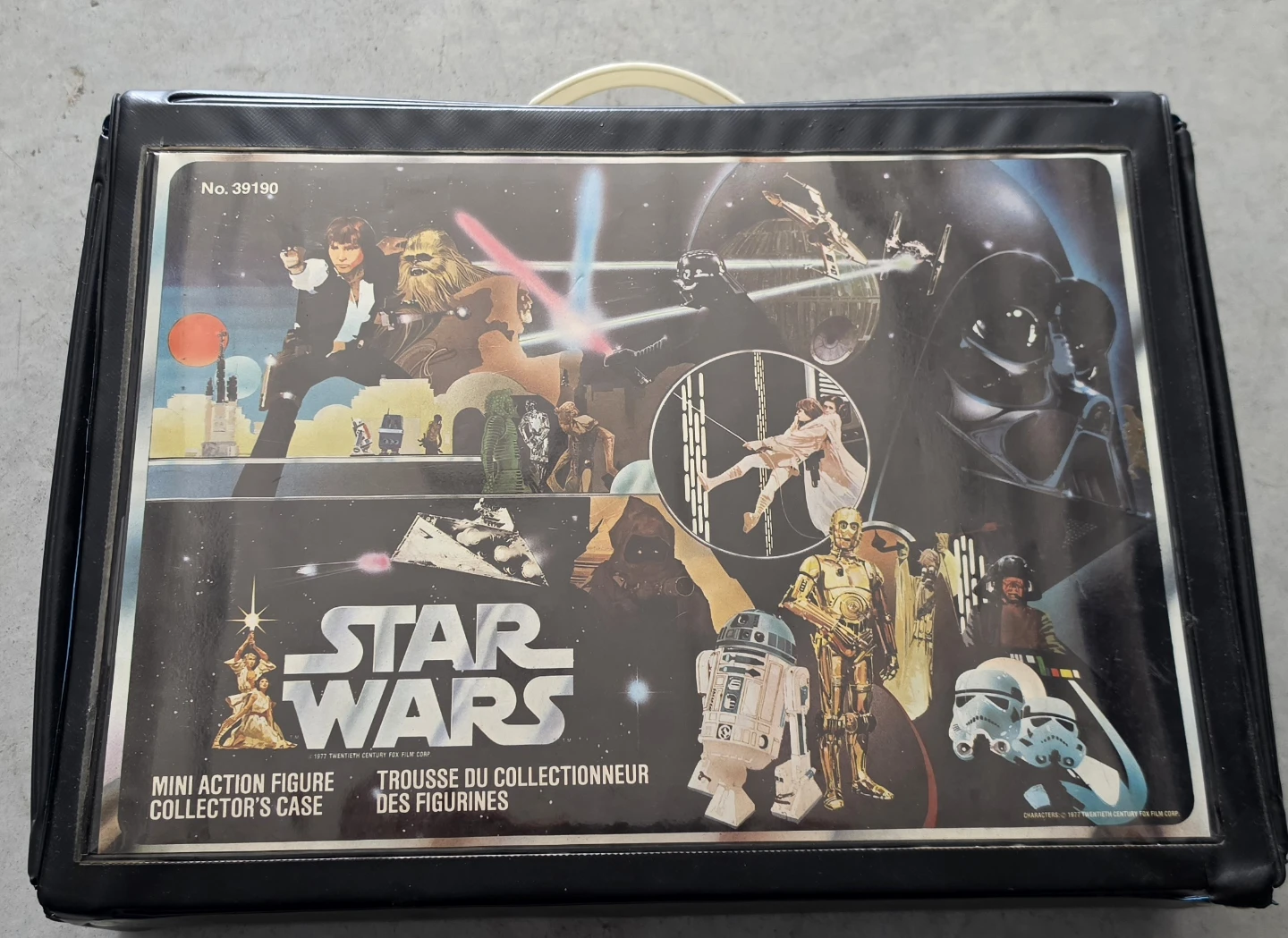1977 Bilingual Star Wars Collector's Case (39190) with Figurines