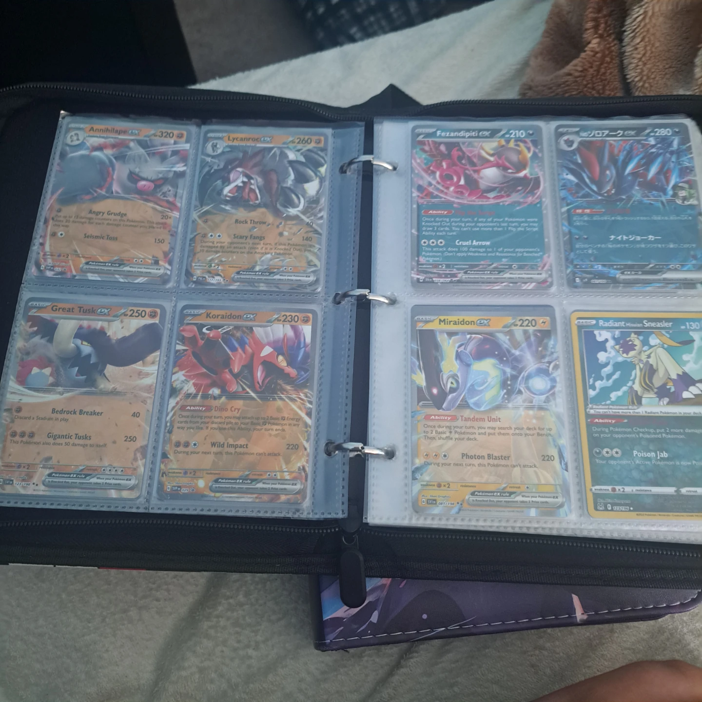 Pokémon Trading Card Binder with V, GX, and VMAX cards - photo 3