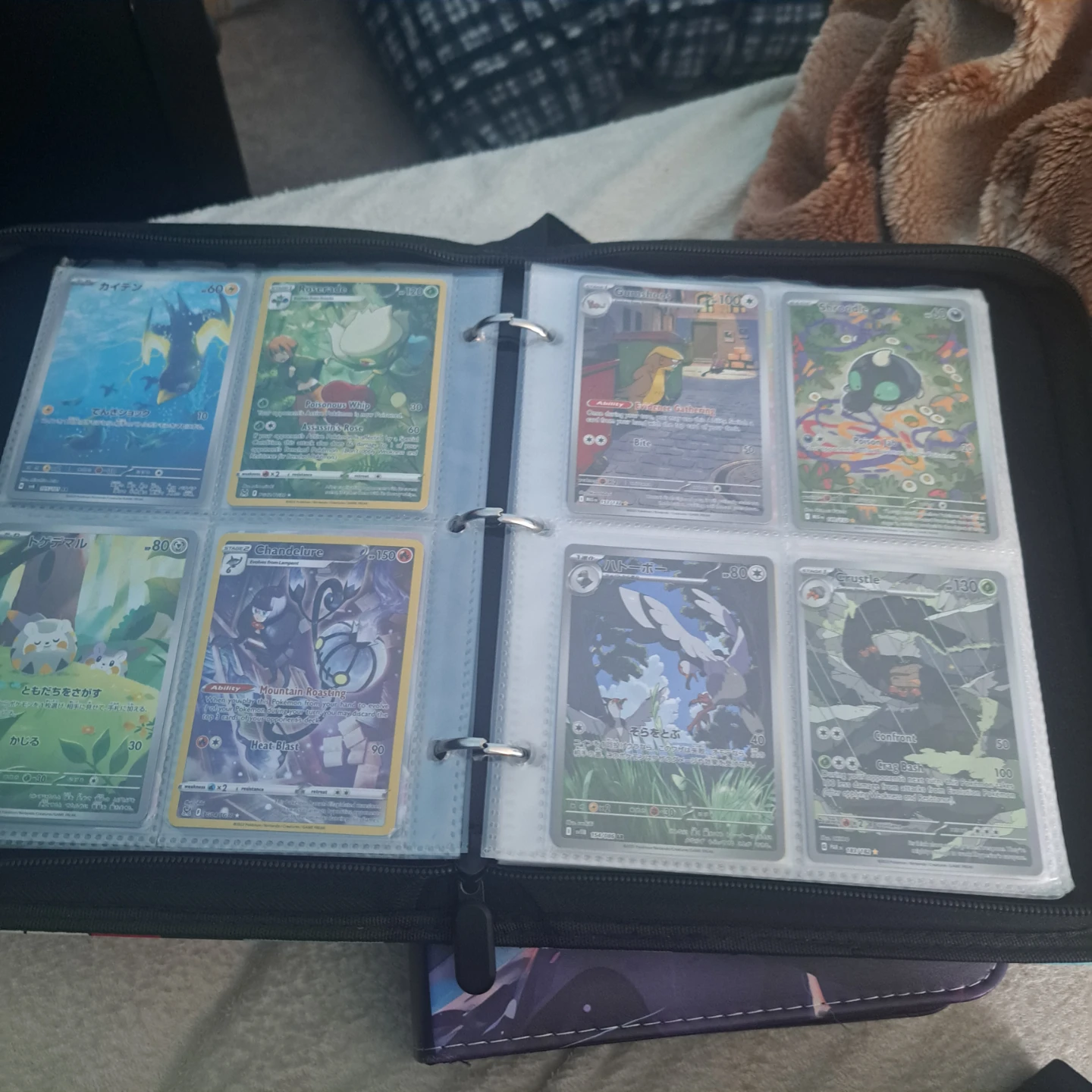 Pokémon Trading Card Binder with V, GX, and VMAX cards - photo 5