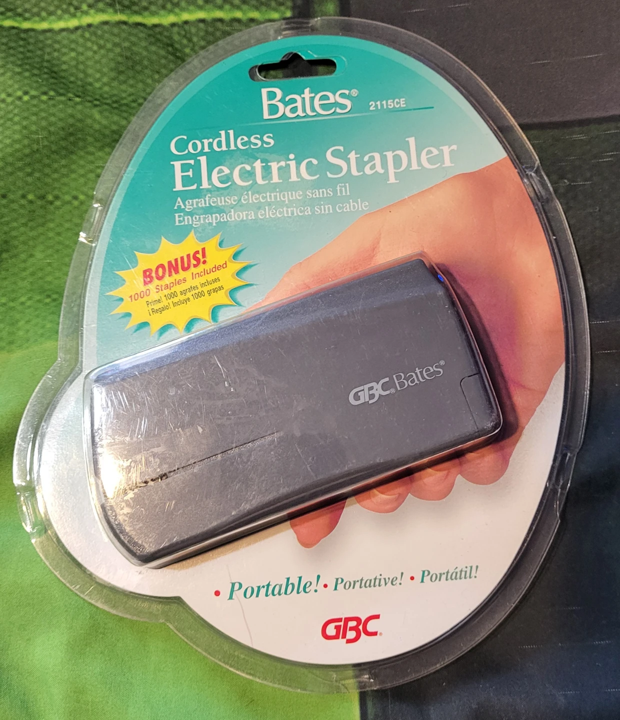 Bates 2115CE Cordless Electric Stapler with 1000 Staples